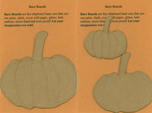 Bare Boards Pumpkin Trio | Halloween