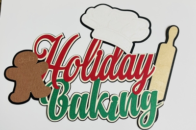 Image Holiday Baking with Rolling Pin
